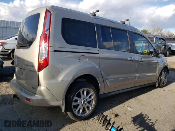 2015 Ford Transit Connect Wagon Titanium with VIN NM0GE9G7XF1180630, listed as a Copart auction lot 84739634 with 41,952 mi miles and Salvage Title. Bid and sale history available at carsss.com. Image 3.