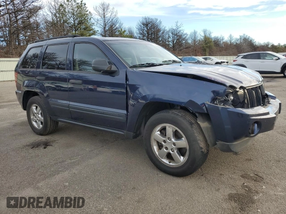 2006 Jeep Grand Cherokee Laredo with VIN 1J4HS48N36C254727, listed as a Copart auction lot 85730814 with 154,404 mi miles and Salvage Title. Bid and sale history available at carsss.com. Image 4.