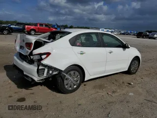2020 Kia Rio S with VIN 3KPA24AD4LE256080, listed as a Copart auction lot 59801154 with 68,230 mi miles and Non Repairable. Bid and sale history available at carsss.com. Image 3.