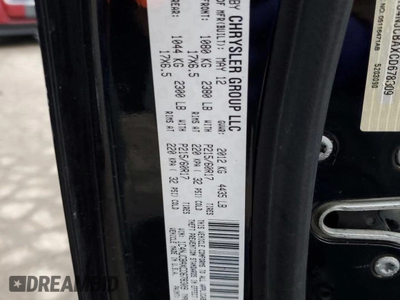 2012 Jeep Compass Sport with VIN 1C4NJCBAXCD678309, listed as a Copart auction lot 47949425 with 157,176 mi miles and Salvage Title. Bid and sale history available at carsss.com. Image 13.