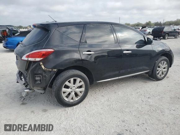 2014 Nissan Murano LE with VIN JN8AZ1MU4EW409057, listed as a Copart auction lot 45227415 with 128,579 mi miles and Salvage Title. Bid and sale history available at carsss.com. Image 3.
