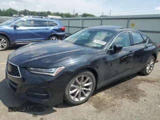 2021 Acura TLX with VIN 19UUB5F30MA008224, listed as a Copart auction lot 64203665 with 22,457 mi miles and Salvage title. Bid and sale history available at DreamBid. Image 1.