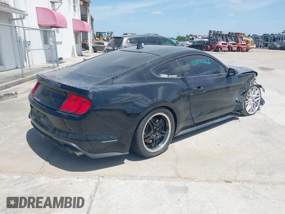 2022 Ford Mustang GT with VIN 1FA6P8CF3N5133503, listed as a IAAI auction lot 42000666 with 18,870 mi miles and . Bid and sale history available at carsss.com. Image 4.