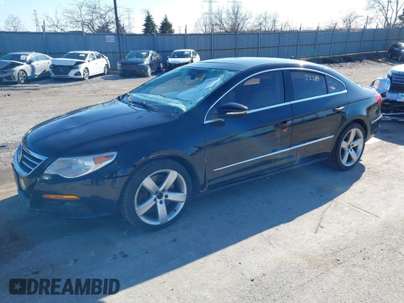 2009 Volkswagen CC 4Motion with VIN WVWGU73C19E515087, listed as a IAAI auction lot 41862228 with 194,115 mi miles. Bid and sale history available at carsss.com. Image 2.