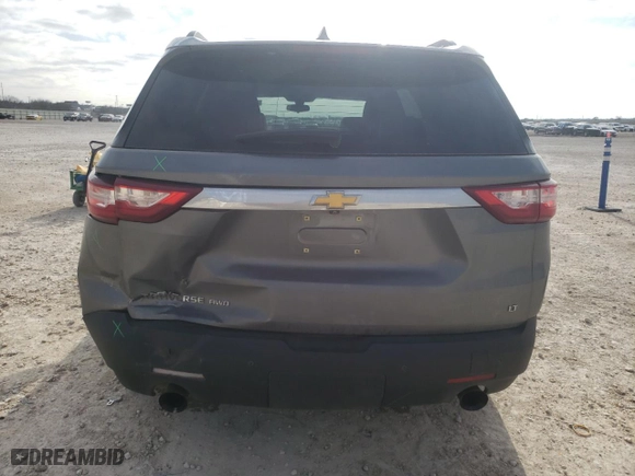 2020 Chevrolet Traverse LT Leather with VIN 1GNEVHKW3LJ215305, listed as a Copart auction lot 45546015 with 144,932 mi miles and Salvage Title. Bid and sale history available at carsss.com. Image 6.