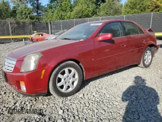 2007 Cadillac CTS with VIN 1G6DM57T870146369, listed as a Copart auction lot 64583924 with 104,333 mi miles and Salvage Title. Bid and sale history available at carsss.com. Image 1.