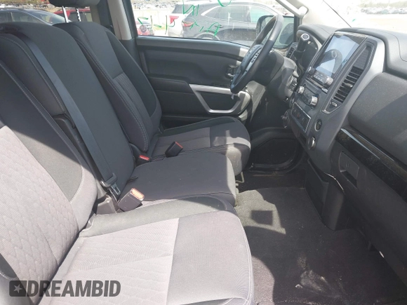 2024 Nissan Titan SV with VIN 1N6AA1EC6RN110607, listed as a IAAI auction lot 42167410 with 25,726 mi miles and . Bid and sale history available at DreamBid. Image 5.