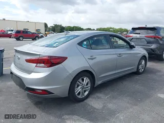 2020 Hyundai Elantra Value Edition with VIN 5NPD84LF4LH605227, listed as a IAAI auction lot 41536543 with 54,519 mi miles. Bid and sale history available at carsss.com. Image 4.