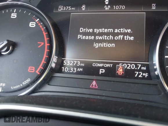 2020 Audi A4 Premium z VIN WAUGMAF46LN004092, wystawiony jako IAAI lot #42078484 z przebiegiem 53 273 mil mil oraz . Historia ofert i sprzedaży dostępna na DreamBid. Obrazek 15.