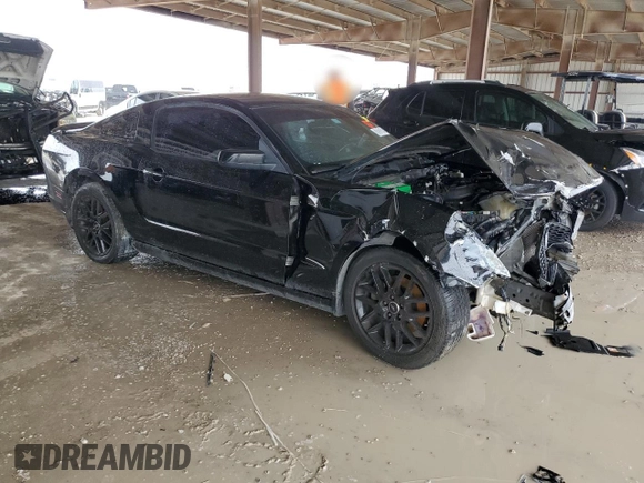 2014 Ford Mustang V6 with VIN 1ZVBP8AM7E5316443, listed as a Copart auction lot 80991534 with Not Provided miles and Salvage Title. Bid and sale history available at DreamBid. Image 4.