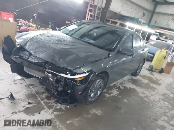2024 Hyundai Elantra SEL with VIN KMHLM4DG0RU800279, listed as a IAAI auction lot 41523141 with 6,288 mi miles. Bid and sale history available at carsss.com. Image 17.