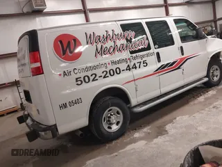 2021 Chevrolet Express Cargo with VIN 1GCWGAFP3M1193924, listed as a IAAI auction lot 41570565 with 70,337 mi miles and . Bid and sale history available at DreamBid. Image 4.