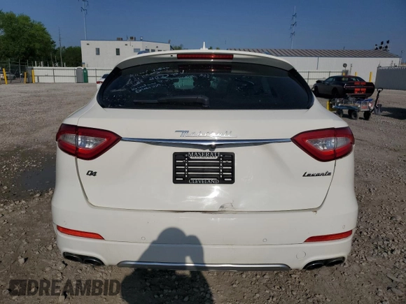 2019 Maserati Levante GranLusso with VIN ZN661XUL7KX318713, listed as a Copart auction lot 57269795 with 117,095 mi miles and Clean title. Bid and sale history available at DreamBid. Image 6.