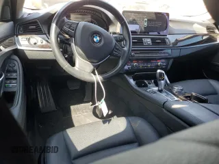2015 BMW 5 Series 528i with VIN WBA5A5C5XFD522415, listed as a Copart auction lot 52563095 with 81,979 mi miles and Salvage Title. Bid and sale history available at carsss.com. Image 8.