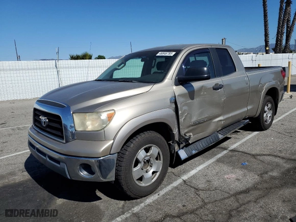2008 Toyota Tundra 2WD Truck with VIN 5TFRT54148X017160, listed as a Copart auction lot 46846785 with NaN miles and Salvage Title. Bid and sale history available at carsss.com. Image 1.