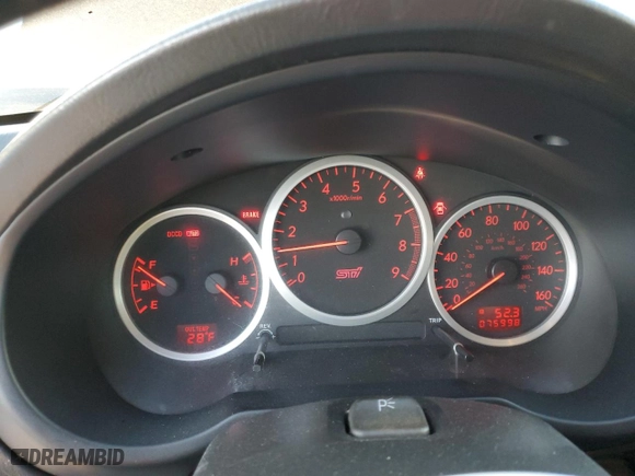 2007 Subaru Impreza Sedan WRX STI with VIN JF1GD76657L522211, listed as a Copart auction lot 83996894 with 76,998 mi miles and Clean Title. Bid and sale history available at carsss.com. Image 9.