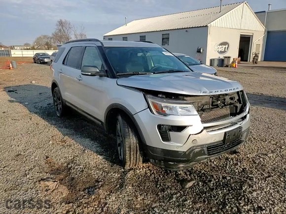 2018 Ford Explorer XLT with VIN 1FM5K8D88JGC21185, listed as a Copart auction lot 46862455 with 55,892 mi miles and Salvage Title. Bid and sale history available at carsss.com. Image 15.