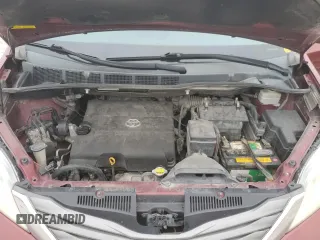 2011 Toyota Sienna XLE AAS with VIN 5TDYK3DC1BS140593, listed as a Copart auction lot 60745595 with 447,394 mi miles and Salvage title. Bid and sale history available at DreamBid. Image 11.