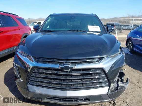 2022 Chevrolet Blazer Premier with VIN 3GNKBLR46NS133864, listed as a IAAI auction lot 41795810 with 30,487 mi miles and . Bid and sale history available at DreamBid. Image 12.