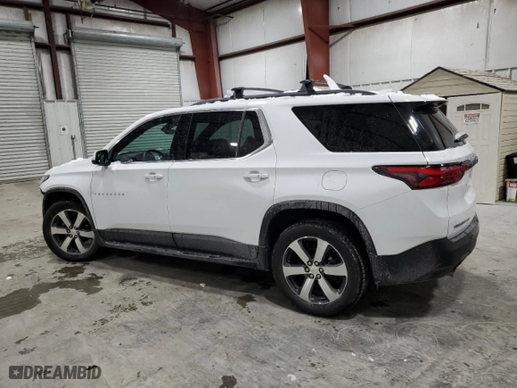 2022 Chevrolet Traverse LT Leather with VIN 1GNEVHKW1NJ126707, listed as a Copart auction lot 45018195 with 48,470 mi miles and Salvage Title. Bid and sale history available at carsss.com. Image 2.