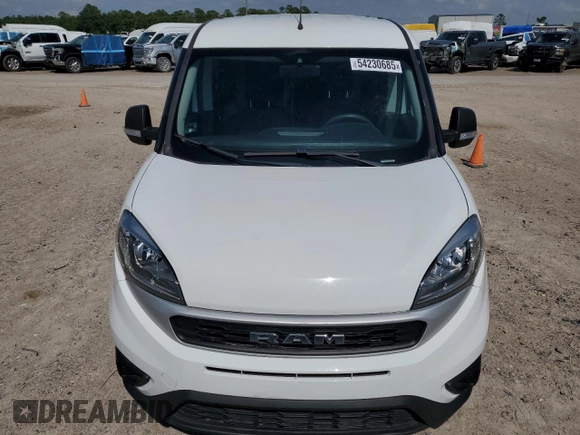 2022 Ram ProMaster City Cargo Tradesman with VIN ZFBHRFAB4N6W88040, listed as a Copart auction lot 54230685 with 58,248 mi miles and Non Repairable. Bid and sale history available at DreamBid. Image 5.