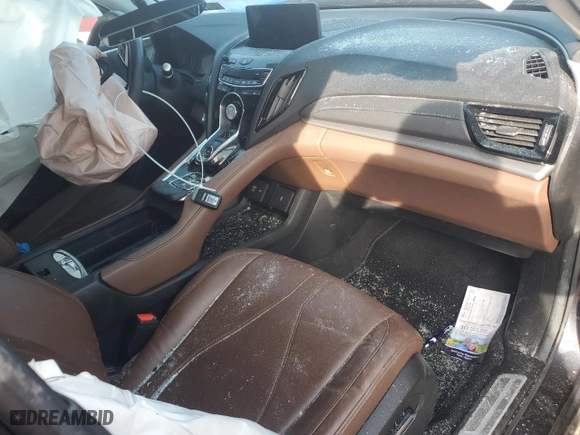 2020 Acura RDX w/Technology Pkg with VIN 5J8TC2H59LL006772, listed as a Copart auction lot 45797615 with 0 mi miles and Salvage Title. Bid and sale history available at carsss.com. Image 8.