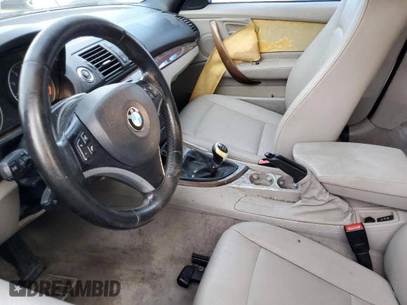 2008 BMW 1 Series 128i with VIN WBAUL73598VE86251, listed as a Copart auction lot 64811234 with Not provided miles and Salvage title. Bid and sale history available at DreamBid. Image 7.