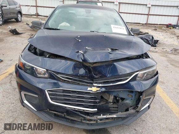 2016 Chevrolet Malibu LS with VIN 1G1ZB5ST6GF306206, listed as a IAAI auction lot 42603034 with 91,238 mi miles and . Bid and sale history available at DreamBid. Image 6.