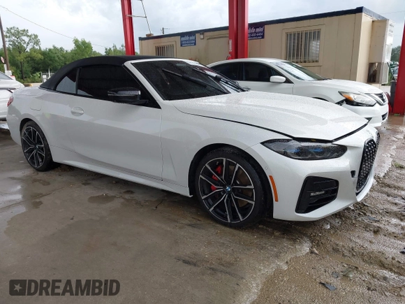 2024 BMW 4 Series 430i xDrive z VIN WBA43AT07RCR07959, wystawiony jako IAAI lot #42778206 z przebiegiem Nie podano mil oraz . Historia ofert i sprzedaży dostępna na DreamBid. Obrazek 1.