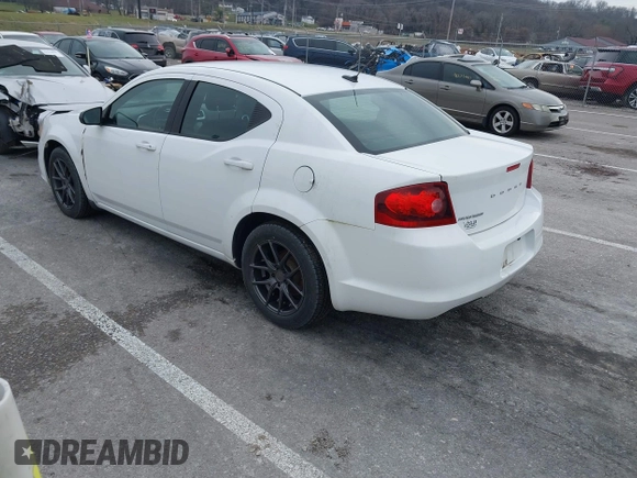 2012 Dodge Avenger SE with VIN 1C3CDZAB0CN110886, listed as a IAAI auction lot 41169873 with Not Provided miles and . Bid and sale history available at DreamBid. Image 3.