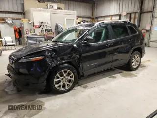2017 Jeep Cherokee Latitude with VIN 1C4PJLCB1HW642195, listed as a Copart auction lot 82251463 with 179,660 mi miles and Salvage Title. Bid and sale history available at carsss.com. Image 1.