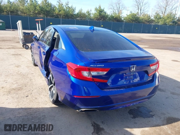 2019 Honda Accord Sport with VIN 1HGCV1F37KA032688, listed as a IAAI auction lot 42090157 with 117,762 mi miles and . Bid and sale history available at DreamBid. Image 3.