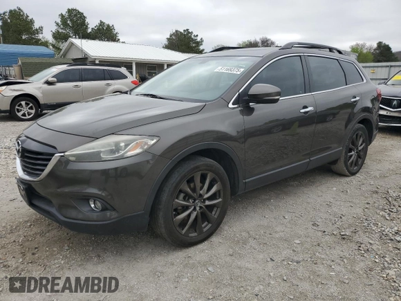 2015 Mazda CX-9 Grand Touring with VIN JM3TB2DA6F0457692, listed as a Copart auction lot 51169375 with 124,936 mi miles and Clean Title. Bid and sale history available at DreamBid. Image 1.