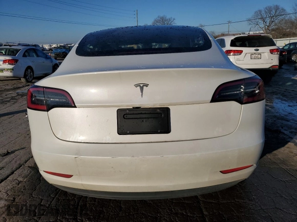 2023 Tesla Model 3 with VIN 5YJ3E1EA8PF548135, listed as a Copart auction lot 88732625 with 33,232 mi miles and Salvage Title. Bid and sale history available at DreamBid. Image 6.
