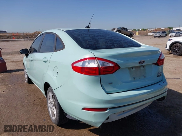 2017 Ford Fiesta SE with VIN 3FADP4BJ7HM150339, listed as a IAAI auction lot 42007084 with 109,334 mi miles. Bid and sale history available at carsss.com. Image 3.