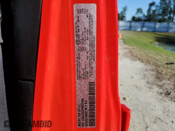 2023 Jeep Wrangler Sport with VIN 1C4HJXDG0PW578994, listed as a Copart auction lot 48858185 with 25,866 mi miles and Salvage Title. Bid and sale history available at DreamBid. Image 13.