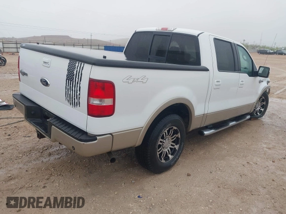 2007 Ford F-150 XLT with VIN 1FTPW14V57KC83518, listed as a IAAI auction lot 41962024 with 250,816 mi miles. Bid and sale history available at carsss.com. Image 4.