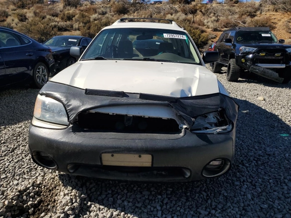 2001 Subaru Legacy Wagon Outback w/RB Equip with VIN 4S3BH665817626749, listed as a Copart auction lot 72957274 with 236,594 mi miles and Salvage Title. Bid and sale history available at carsss.com. Image 5.