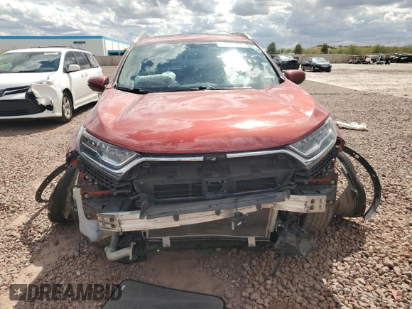 2018 Honda CR-V Touring with VIN 2HKRW2H9XJH670518, listed as a Copart auction lot 48620765 with 61,016 mi miles and Salvage Title. Bid and sale history available at carsss.com. Image 5.