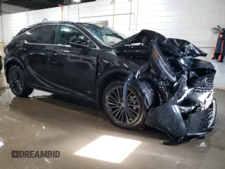 2025 Lexus RX with VIN 2T2BBMCA7SC066001, listed as a Copart auction lot 43270215 with 3,946 mi miles and Salvage Title. Bid and sale history available at carsss.com. Image 4.