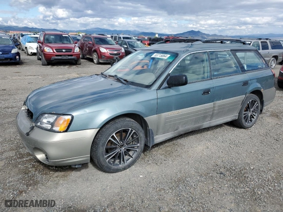 2001 Subaru Legacy Wagon Outback w/RL Equip with VIN 4S3BH675417635155, listed as a Copart auction lot 53715864 with 343,973 mi miles and Clean Title. Bid and sale history available at carsss.com. Image 1.