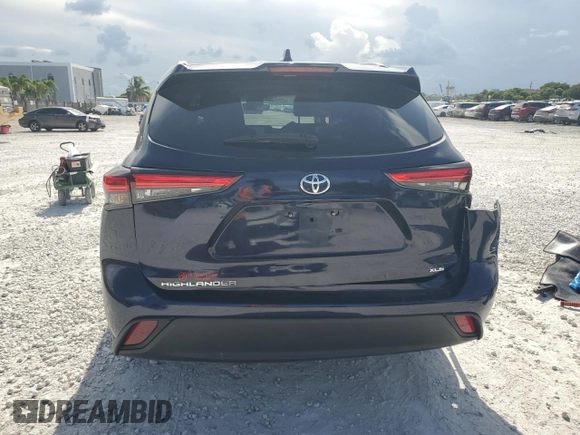 2023 Toyota Highlander L with VIN 5TDKDRAH1PS031870, listed as a Copart auction lot 62991235 with 27,099 mi miles and Non repairable. Bid and sale history available at DreamBid. Image 6.