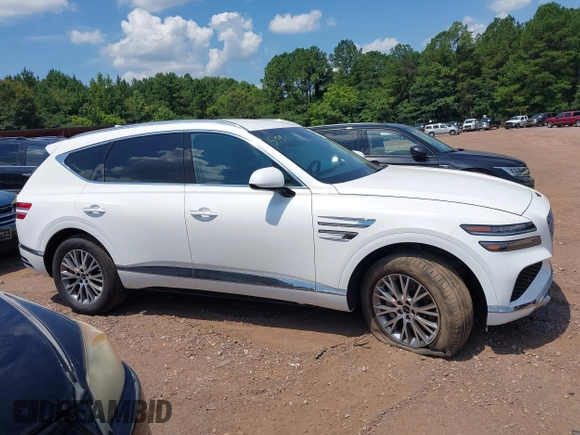2025 Genesis GV80 Standard with VIN KMUHFESB8SU267537, listed as a IAAI auction lot 42665736 with 9,404 mi miles and . Bid and sale history available at DreamBid. Image 13.