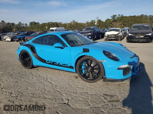 2016 Porsche 911 GT3 RS with VIN WP0AF2A98GS192732, listed as a Copart auction lot 83233174 with 0 mi miles and Clean Title. Bid and sale history available at carsss.com. Image 4.