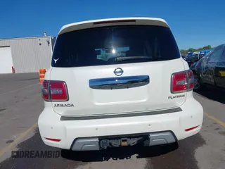 2018 Nissan Armada Platinum with VIN JN8AY2NE7J9730759, listed as a IAAI auction lot 39541925 with 83,001 mi miles. Bid and sale history available at carsss.com. Image 17.