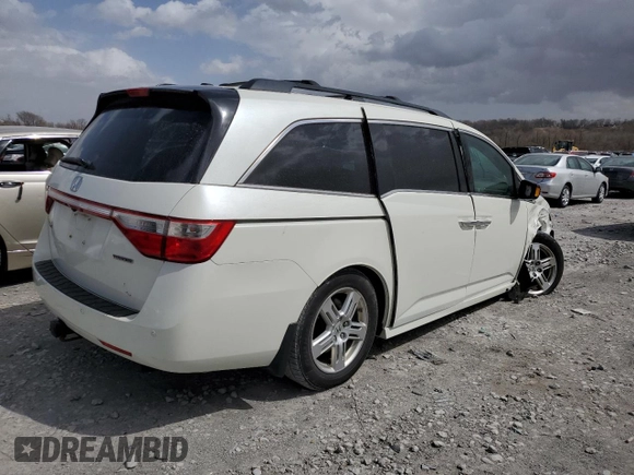 2012 Honda Odyssey Touring z VIN 5FNRL5H93CB070824, wystawiony jako Copart lot #49213465 z przebiegiem 287 745 mil mil oraz Szkoda całkowita • Salvage title. Historia ofert i sprzedaży dostępna na DreamBid. Obrazek 3.