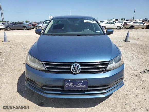 2017 Volkswagen Jetta 1.4T S with VIN 3VW167AJ1HM207005, listed as a Copart auction lot 51969385 with 115,074 mi miles and Salvage Title. Bid and sale history available at carsss.com. Image 5.