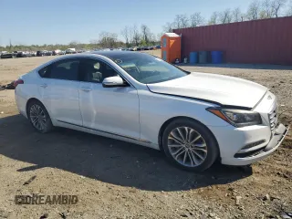 2017 Genesis G80 3.8L with VIN KMHGN4JE0HU177570, listed as a Copart auction lot 53614145 with 186,184 mi miles and Clean Title. Bid and sale history available at carsss.com. Image 4.