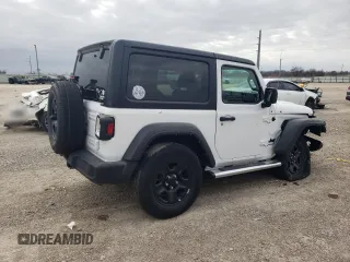 2022 Jeep Wrangler Sport S with VIN 1C4GJXAG2NW173555, listed as a Copart auction lot 87008354 with 28,932 mi miles and Salvage title. Bid and sale history available at DreamBid. Image 3.