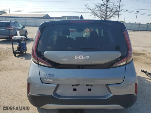 2023 Kia Soul S with VIN KNDJ23AU4P7893065, listed as a Copart auction lot 71809574 with 5,129 mi miles and Salvage Title. Bid and sale history available at carsss.com. Image 6.